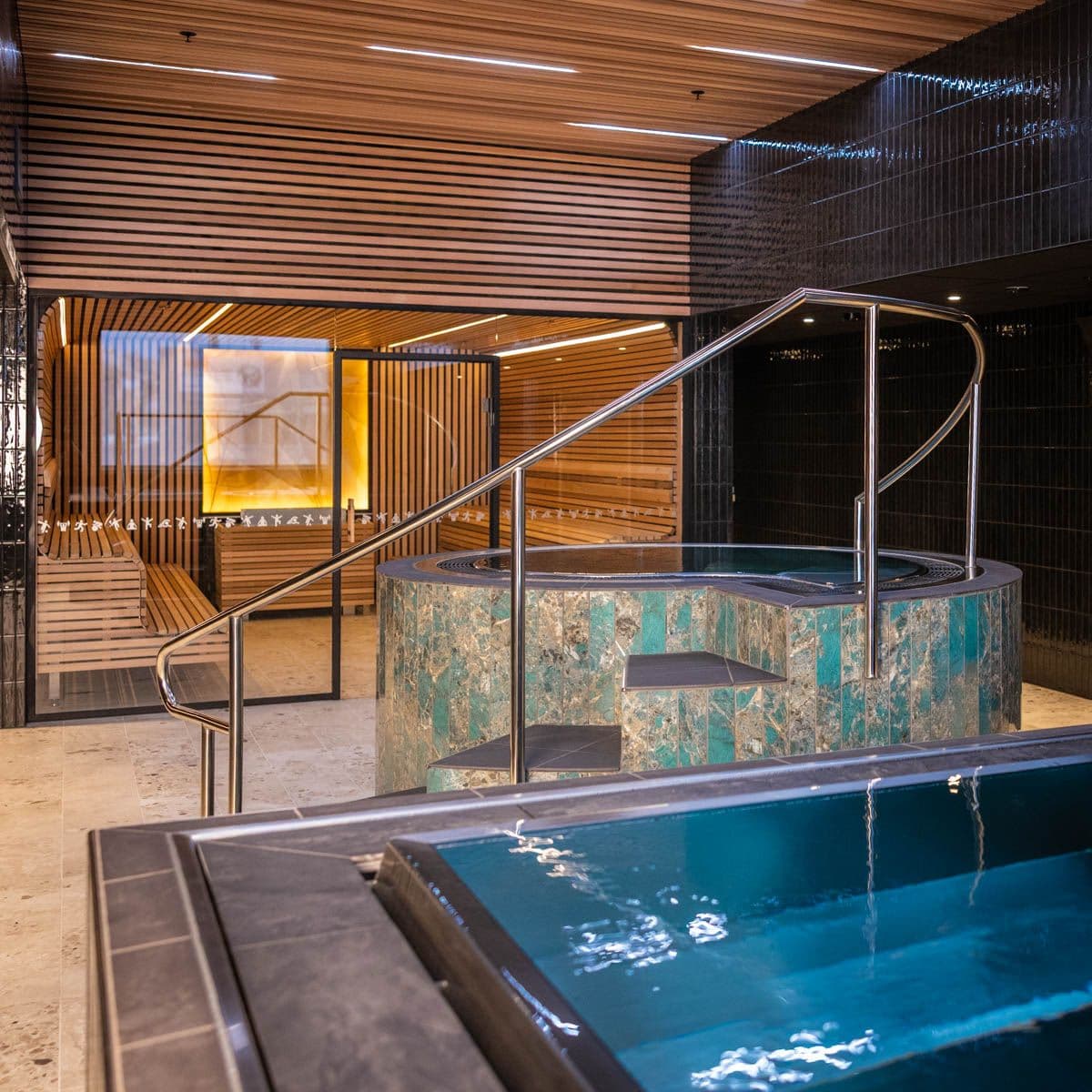 Innbydende spa-avdeling